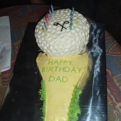 Golf Birthday Cake