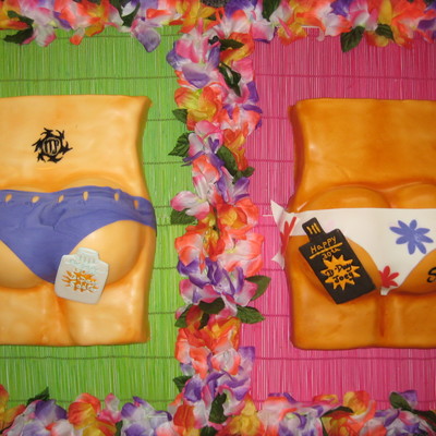 Bakini Butt Birthday Cakes