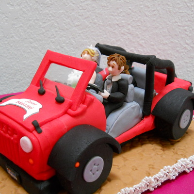 Jeep Groom's Cake Topper
