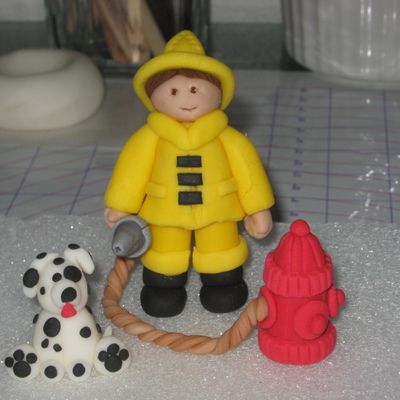 Fireman & Dog