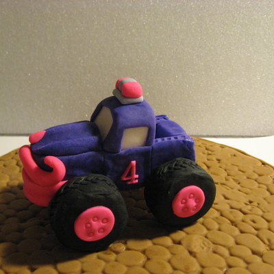 Purple And Pink Monster Truck