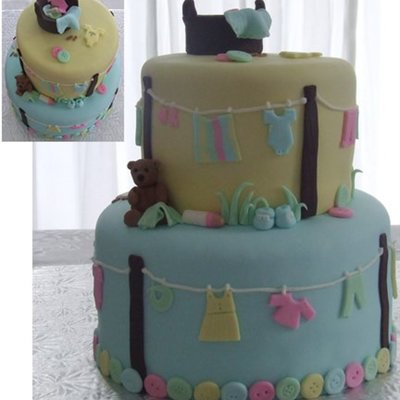 Clothesline Cake