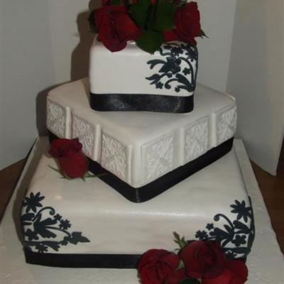 Black Scrolls And Roses