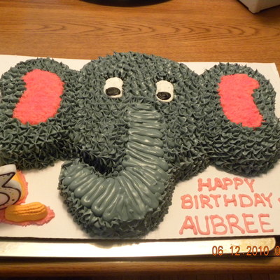 Elephant Birthday Cake