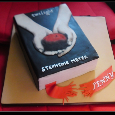 Twilight Book Cake
