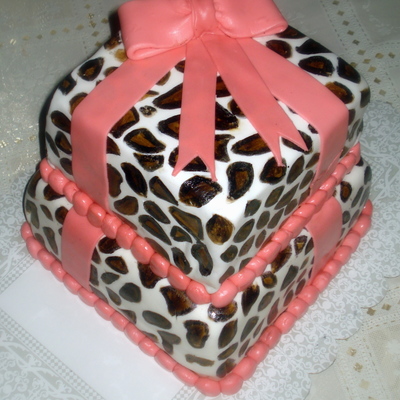 Animal Print Cake