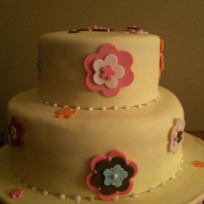 My First Tiered Cake!