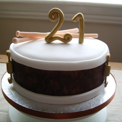 21St Drum Cake