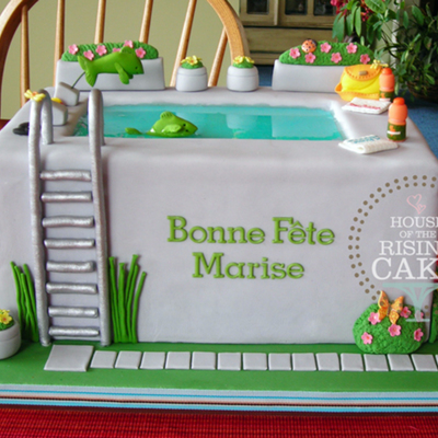 Swimming Pool Cake