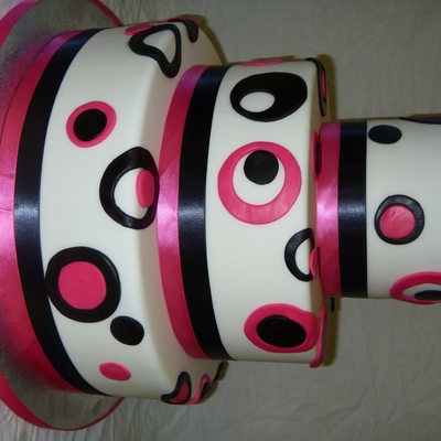 Pink And Black Wedding