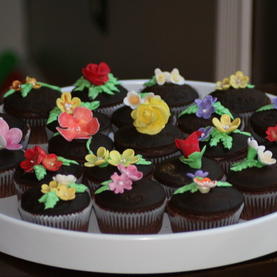 Edible Garden Cupcakes