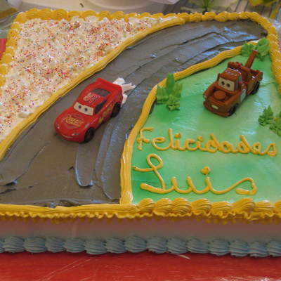 Lighting Mcqueen Cake