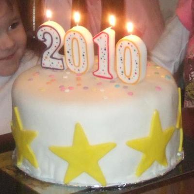 Kids New Years Eve Cake