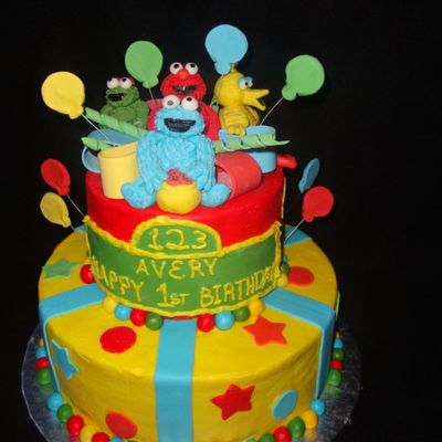 Sesame Street Cake