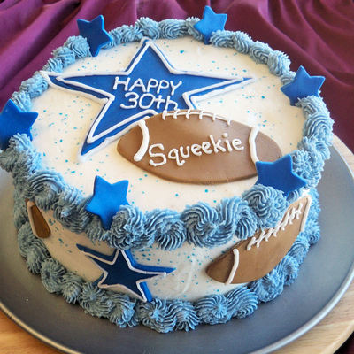 Cowboys Football Cake