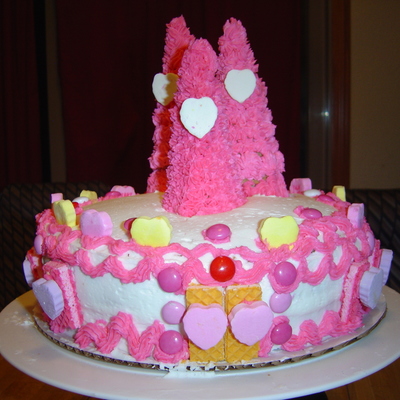 Last Minute Throw Togather Castle Cake