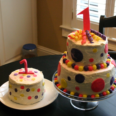 1St Birthday Polka Dots