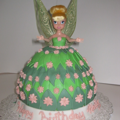 Tinkerbell Doll Cake