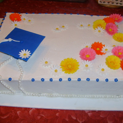 Graduation With Gerbera Daisies