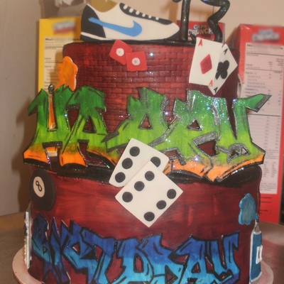 Graffiti Cake