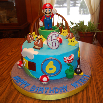 Super Mario Galaxy Cake