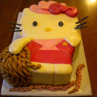 Hello Kitty Birthday Cake