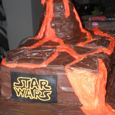 Star Wars Lava Cake