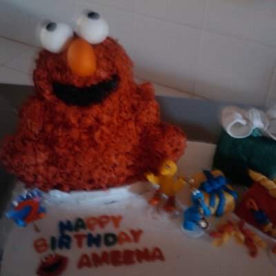 Elmo Cake