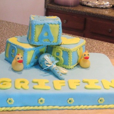 J.b.'s Baby Shower Cake