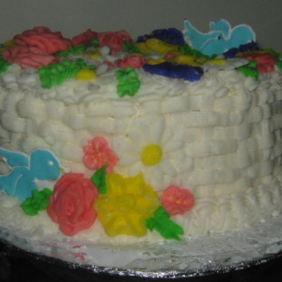 Basket Weave Cake