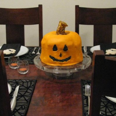 Jack-O-Lantern Cake