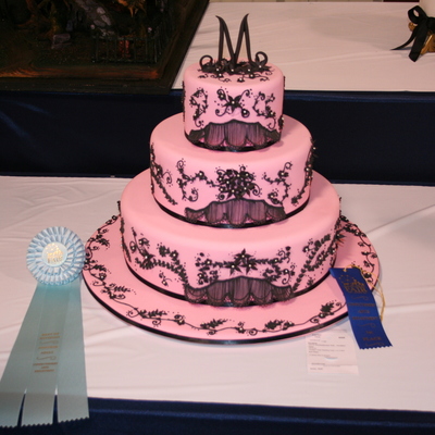 Three Tiered Wedding Cake