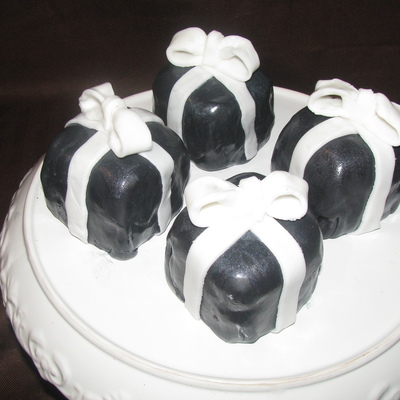 Black Presents With White Bows