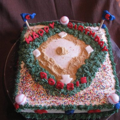 Chicago Cubs Birthday Cake