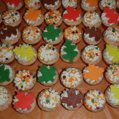 Fall Mini Cupcakes
