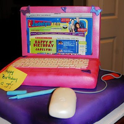 Laptop Cake