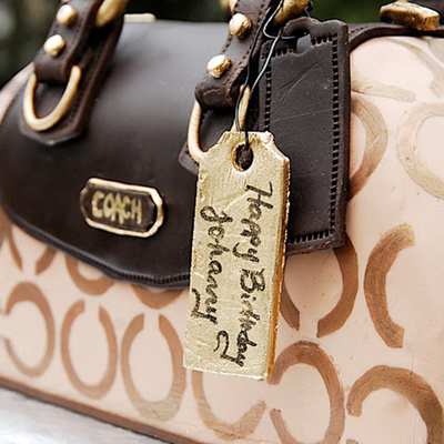 Coach Purse Cake