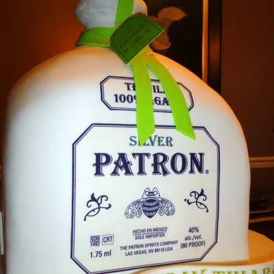 Patron Bottle Cake