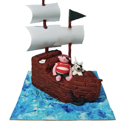 Pirate Ship Cake