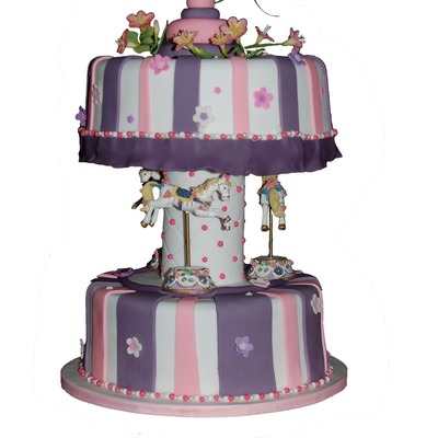 Pink And Purple Carousel