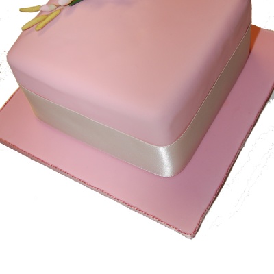 Baby Pink Apple Blossom Cake