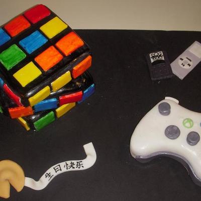 Birthday Cake With A Boys Toys