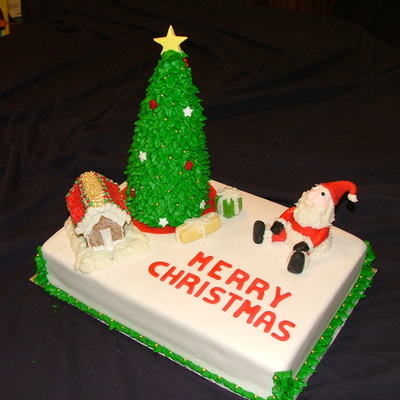 Christmas Tree Cake