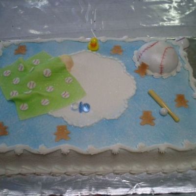 Baseball For Baby Shower