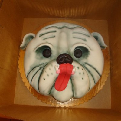 Bulldog Cake