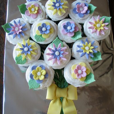 Flower Cupcake Bouquet