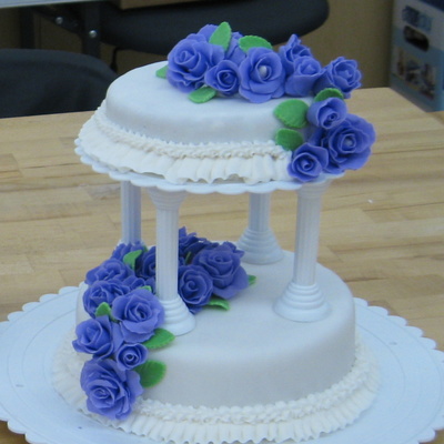 Purple Rose Cake