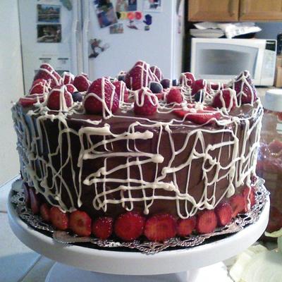Chocolate Strawberry Cake