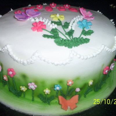 Layered Painting On Fondant