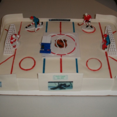 Hockey Groom's Cake